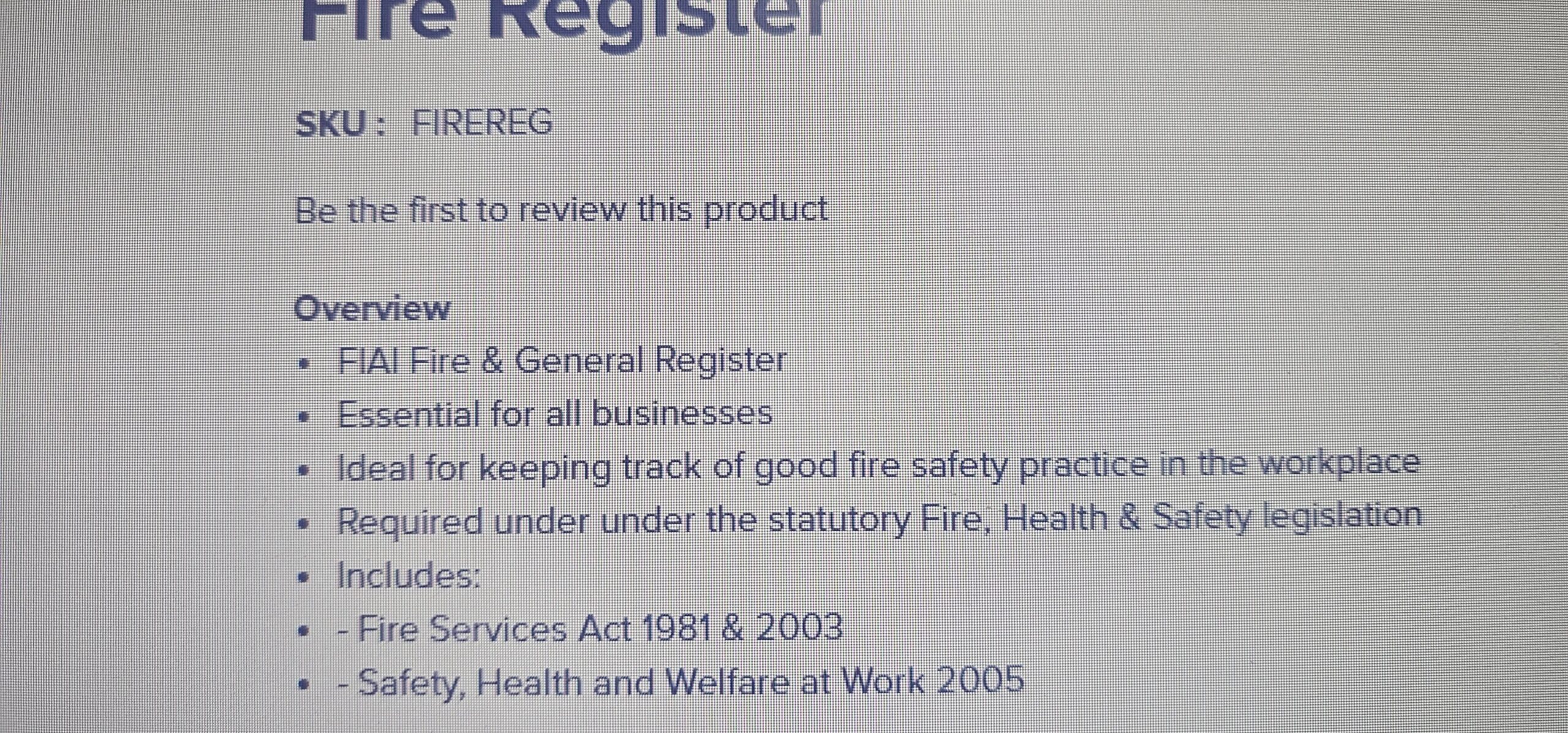 Fire Log Book | Fire Safety Record Book for Compliance & Inspections - Image 4