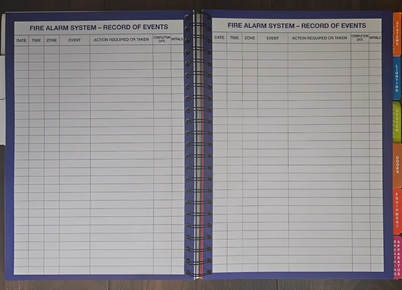 Fire Log Book | Fire Safety Record Book for Compliance & Inspections - Image 2